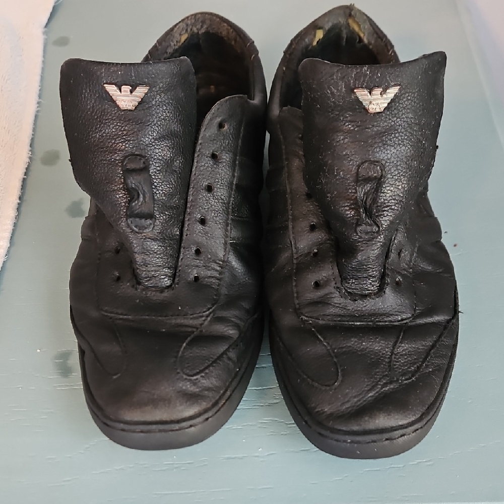 Emporio Armani Black Men's Shoes